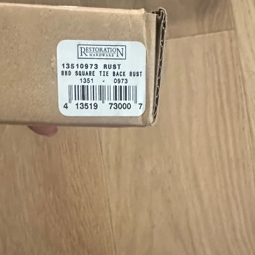 Restoration Hardware Rustic Iron Tie Back